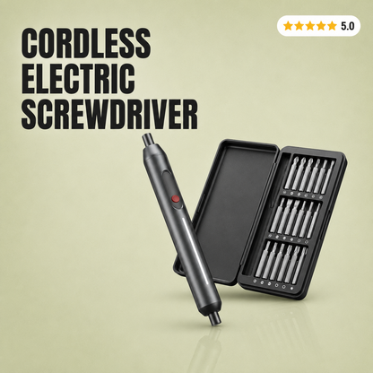 Velna Cordless Electric Screwdriver – 3-Speed Precision Set