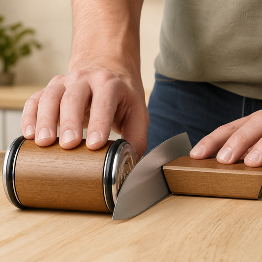 Velna Professional Manual Blade Sharpener for Kitchen Knives