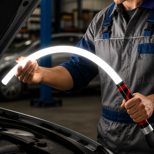 Velna Flexible LED Work Flashlight – Bendable Hands-Free Light