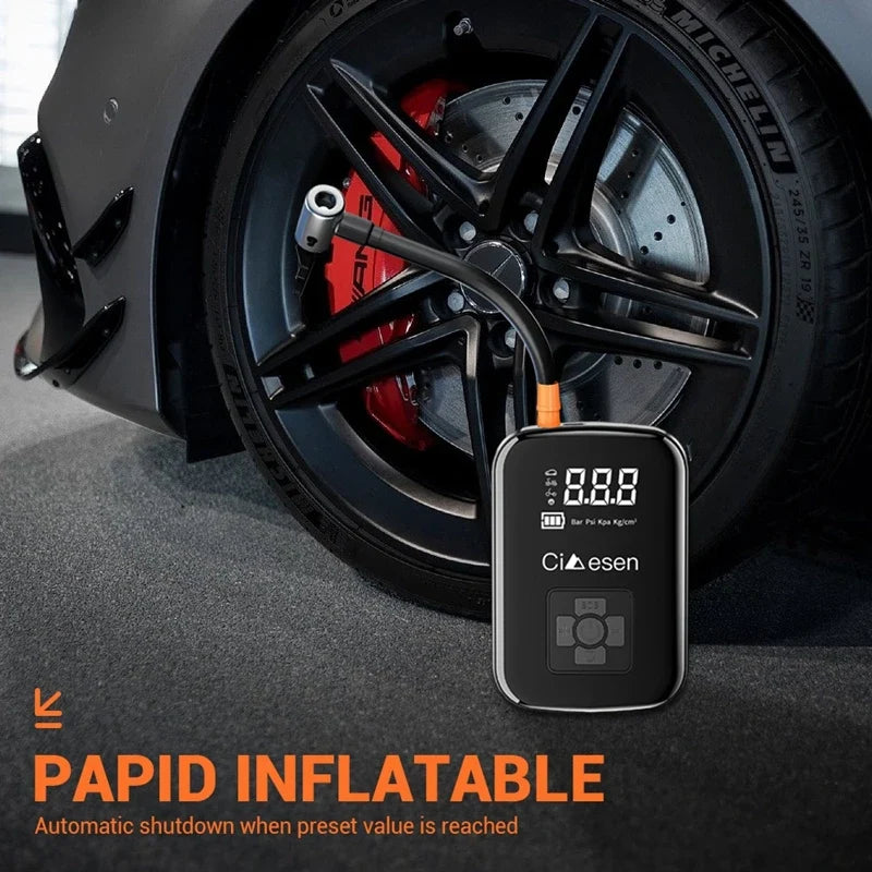 Velna Portable Tire Inflator – 150 PSI Cordless Air Pump