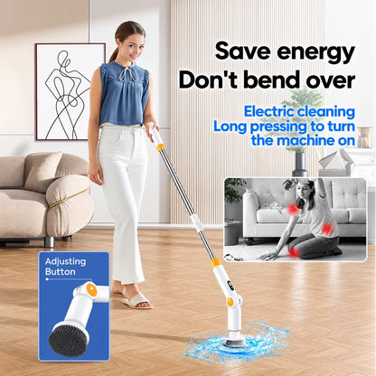 Velna 8-in-1 Elektrischer Rotationswäscher – Akku-Power-Schrubber