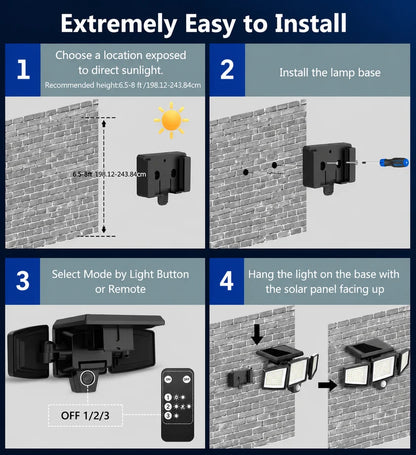 Velna Solar Security Light