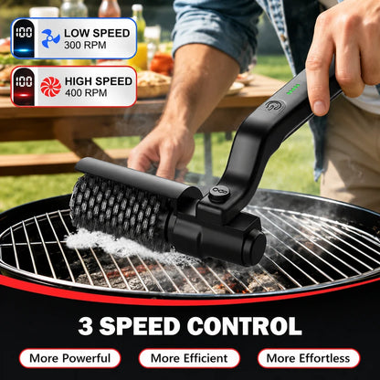 Velna Elektrischer Grillbürste – Kabelloser Motorisierter BBQ Reiniger